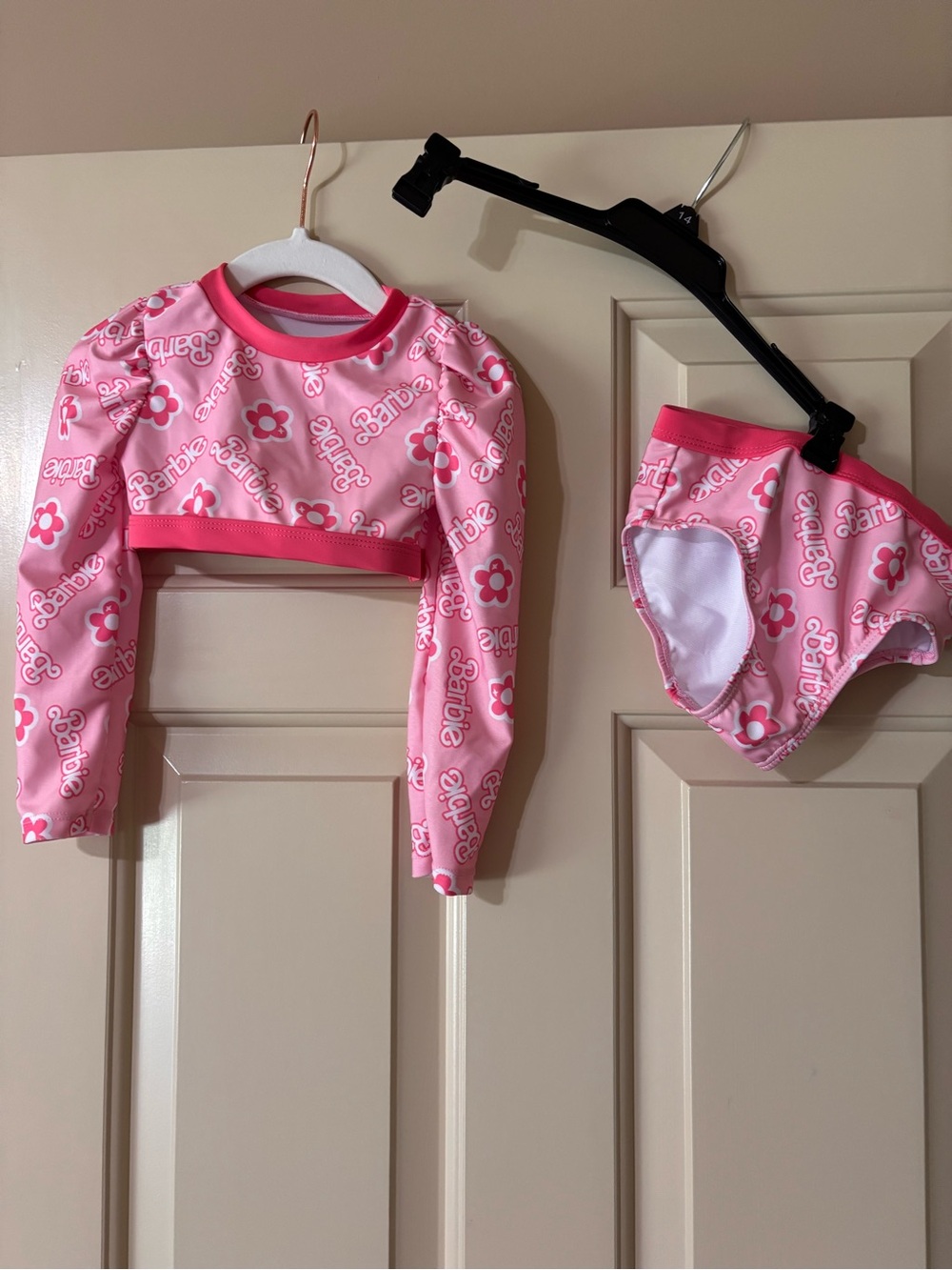 2T Barbie swimsuit set toddler